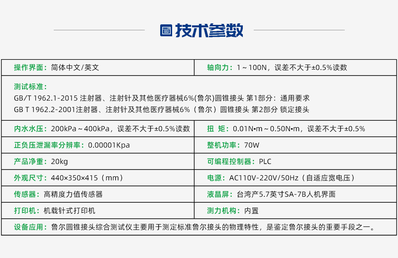 醫療耗材測試設備